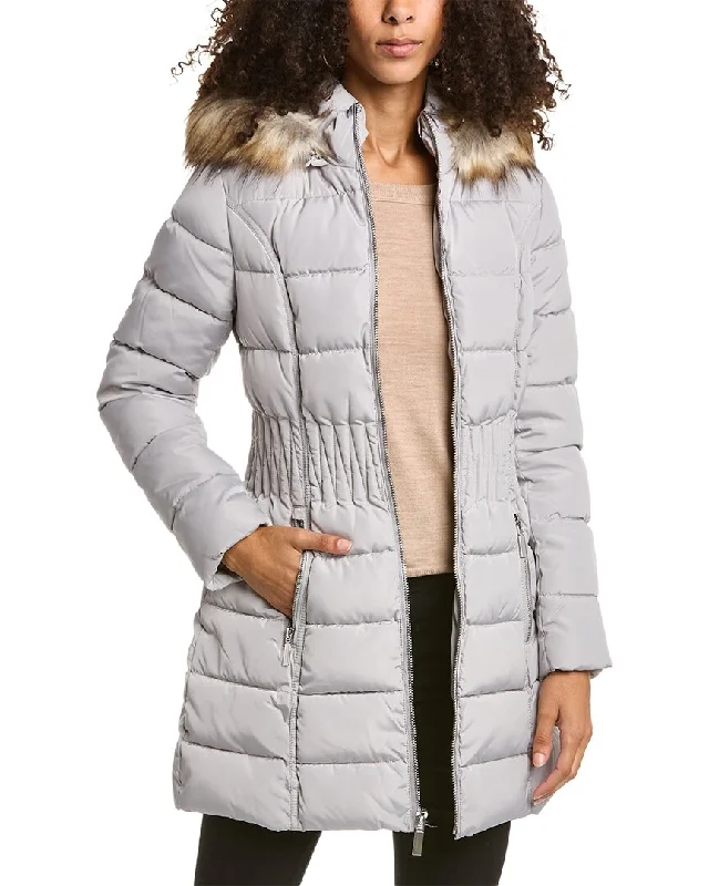 Laundry by Shelli Segal Long Down Jacket