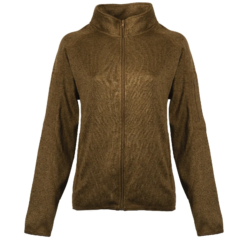 Burnside Ladies Full Zip Sweater Knit Jacket