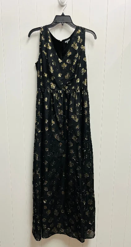 Dress Party Long By LACE AND MESH -  In Black & Gold, Size: M