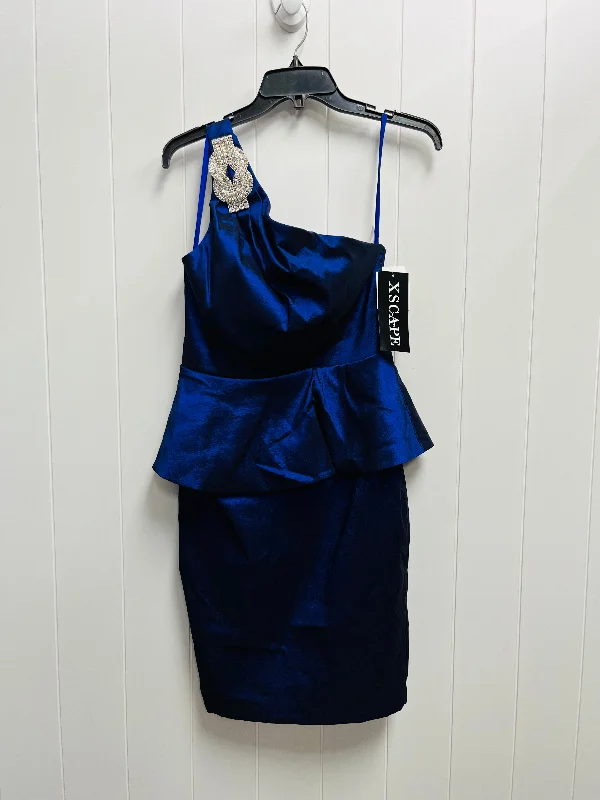 Dress Party Short By XSCAPE - In Blue, Size: 8