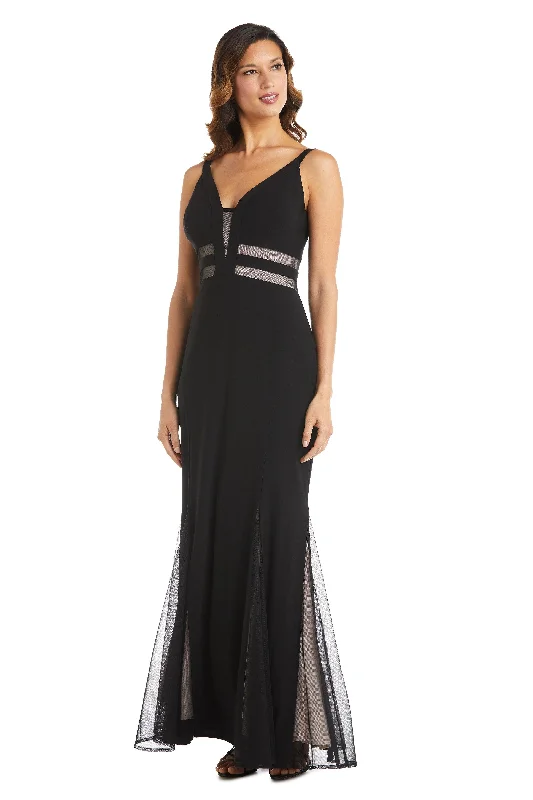 Nightway Long Formal Fitted Evening Dress 22033