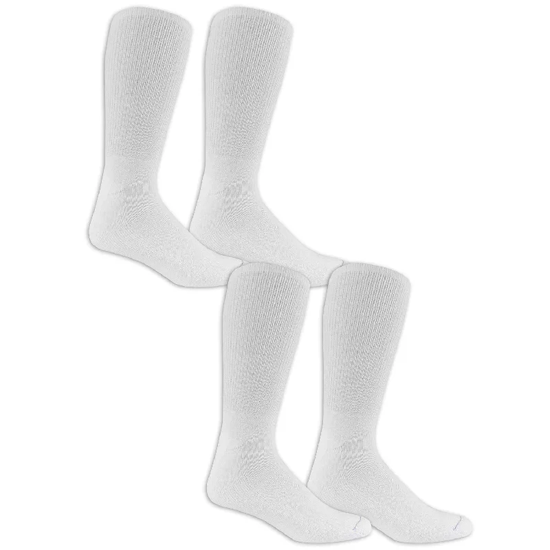 Dr. Scholls Mens Diabetes and Circulatory Crew Socks 4 Pair