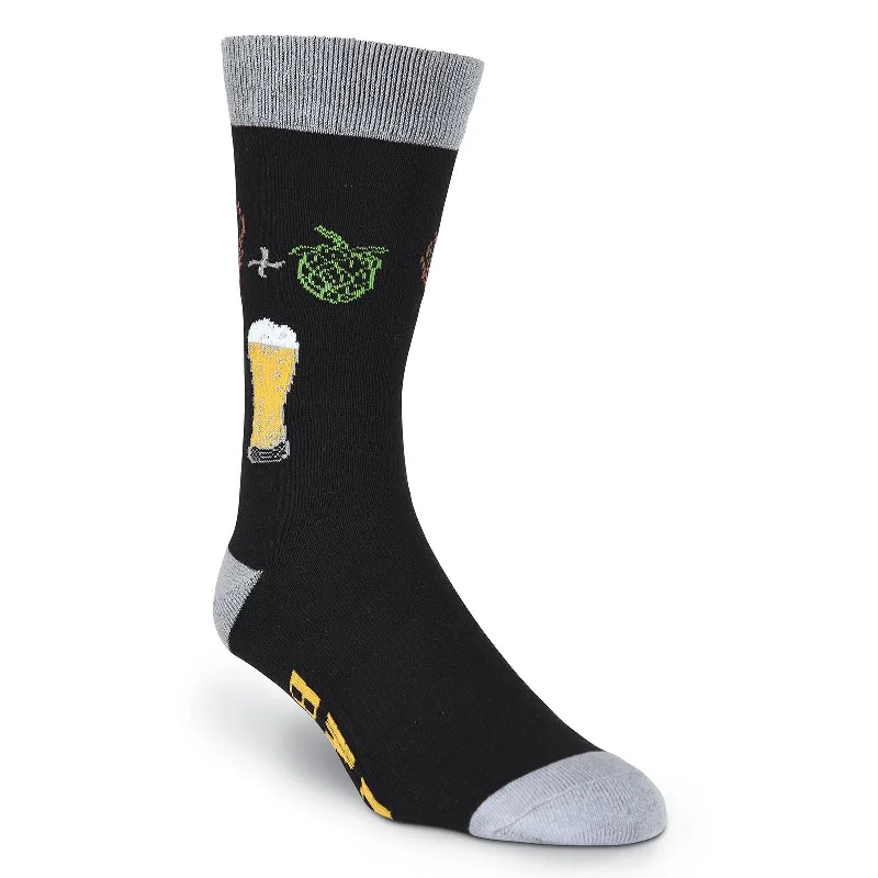 K. Bell Mens Beer Crew Socks - American Made