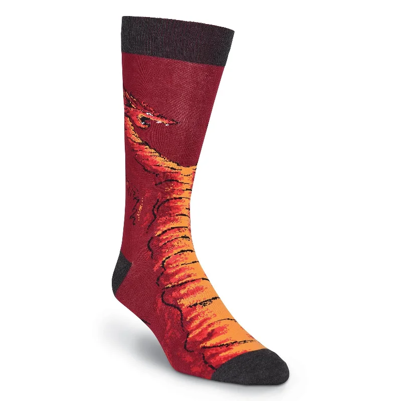 K. Bell Mens Dragon Crew Socks